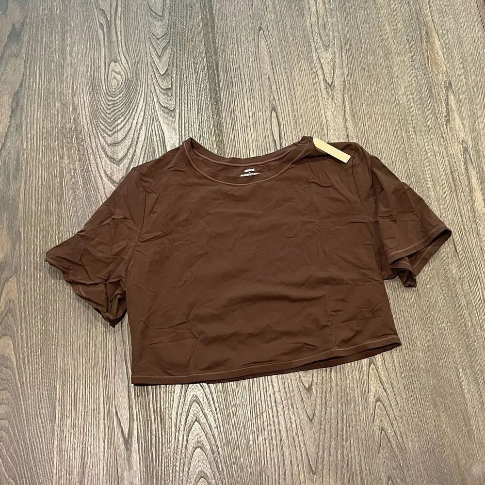 NWT Skims Fits Everybody Super Cropped T-Shirt Cocoa Size 4X
